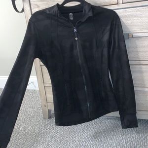 black camo athletic jacket